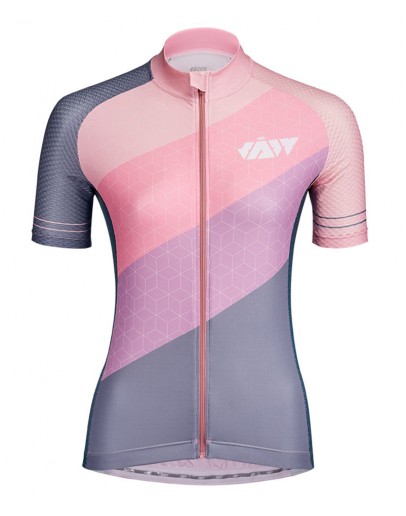 Women's Cycling Jersey DIAGONAL Sakura