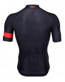Men's Cycling Jersey CRYSTAL Black Red