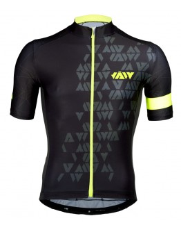 Men's Cycling Jersey CRYSTAL Neon Yellow