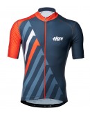 Men's Cycling Jersey SPRINT Black Orange