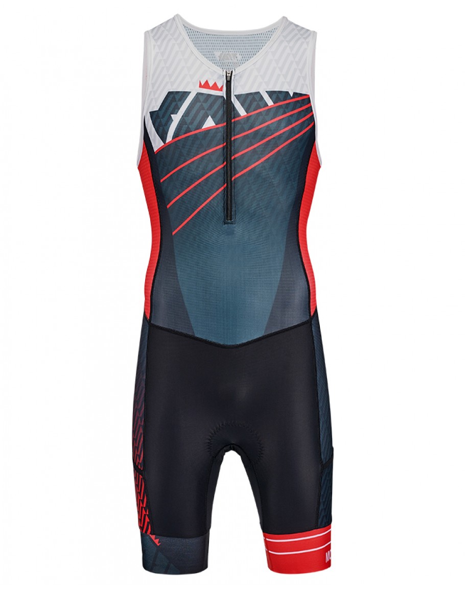 Men's Compression Tri Suit JAW RADIANT Red