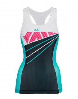 Women's Tri Singlet RADIANT Turquoise