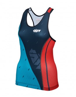 Women's Tri Singlet JAW TEAM Black Green 