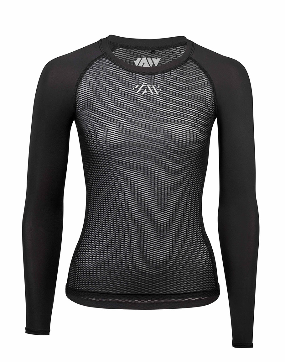 Women's Sun Protection UPF 50+ Long Sleeves Cycling Base Layer JAW Black