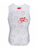 Men's Cycling Base Layer JAW X TAIWAN KOM CHALLENGE Red White