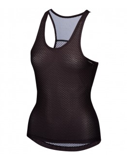 Women's Cycling Base Layer CHEKCED Black
