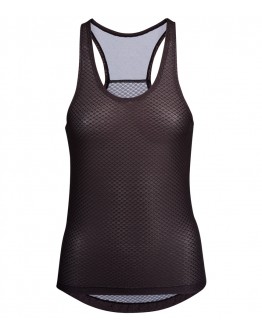 Women's Cycling Base Layer CHEKCED Black