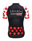 Men's Cycling Jersey JAW X TAIWAN KOM CHALLENGE - CHAMPION Black Red 