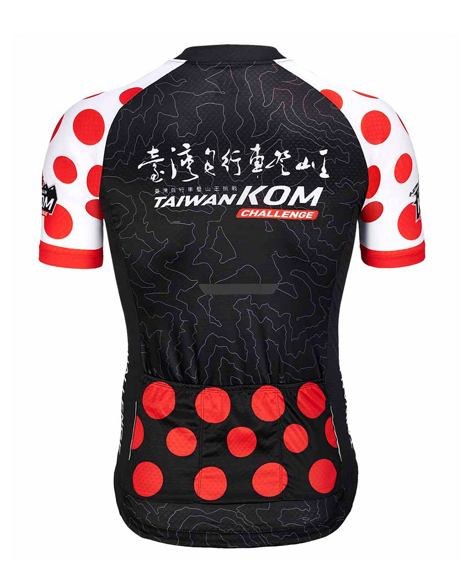 Men s Cycling Jersey JAW X TAIWAN KOM CHALLENGE CHAMPION Black Red