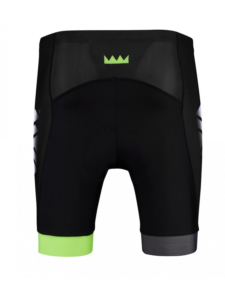 JAW Men's Tri Shorts SPRINT Black Neon Green