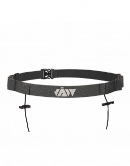 JAW Triathlon Race Belt - Reflective/Gray 85cm
