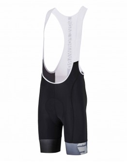 Men's CyCling Bib Shorts MOVE FORWARD White Metal Grey