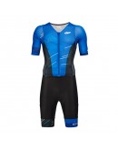 Men's Tri Suit with short sleeves Meteor Sapphire