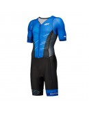 Men's Tri Suit with short sleeves Meteor Sapphire