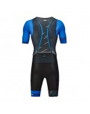 Men's Tri Suit with short sleeves Meteor Sapphire