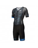 Men's Tri Suit with short sleeves Meteor Black