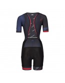 Women's Tri Suit with short sleeves Meteor Black