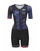 Women's Tri Suit with short sleeves Meteor Black