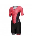 Women's Tri Suit with short sleeves Meteor Rose