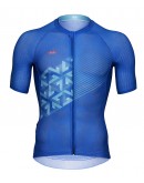 Men's Cycling Jersey LEAVES Sapphire blue