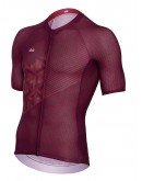 Men's Cycling Jersey LEAVES Sapphire red