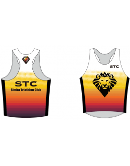 Men's Running Singlet JAW x STC Classic White
