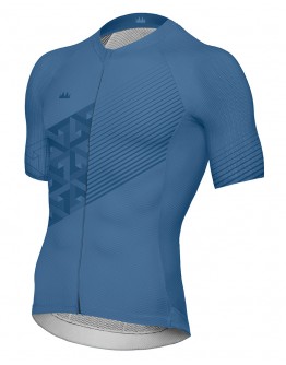 Unisex Cycling Jersey LEAVES Tranquil Blue