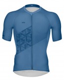 Unisex Cycling Jersey LEAVES Tranquil Blue