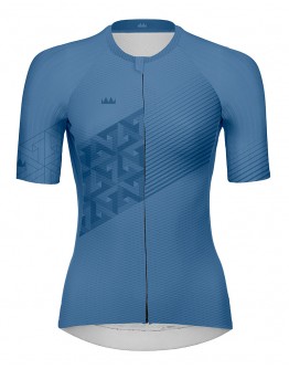 Unisex Cycling Jersey LEAVES Tranquil Blue