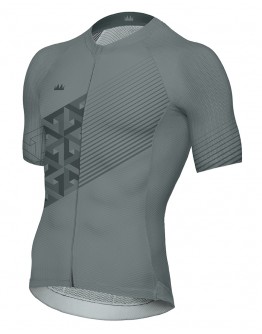 Unisex Cycling Jersey LEAVES Cloud Grey