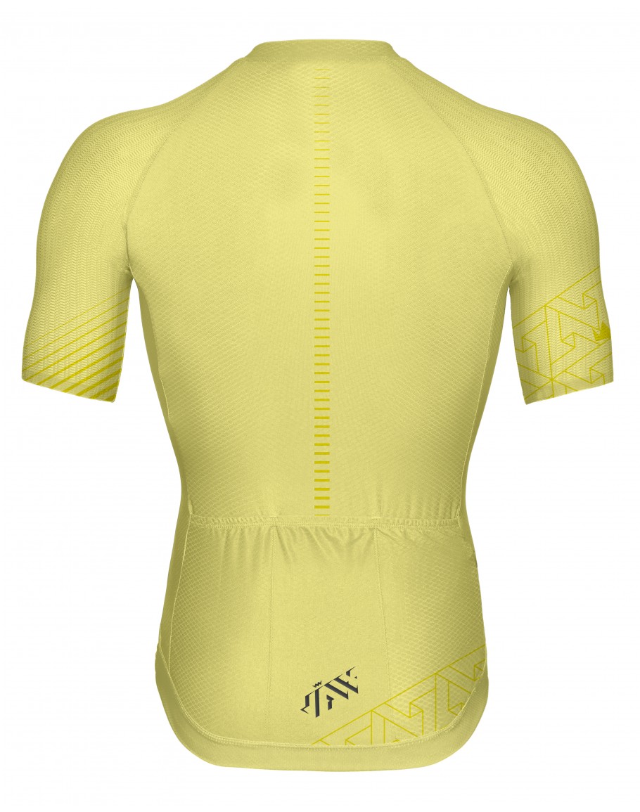 Yellow cycling shirt clearance