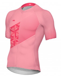 Unisex Cycling Jersey LEAVES Coral