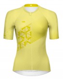 Unisex Cycling Jersey LEAVES Bright Yellow