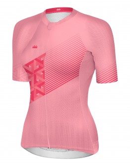 Unisex Cycling Jersey LEAVES Coral