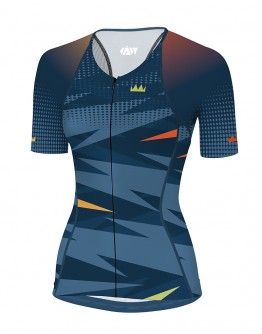 Women's Tri Top FLASH Blue Gray