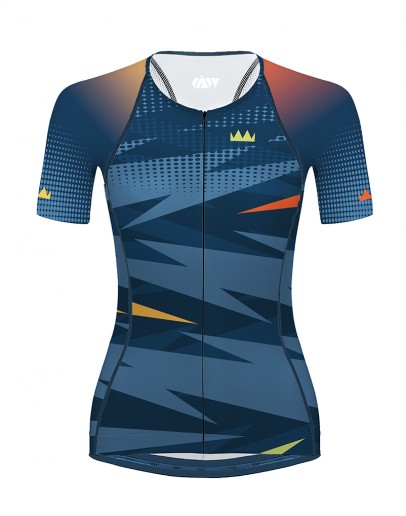 Women's Tri Top FLASH Blue Gray