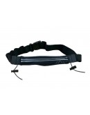 JAW Triathlon Race Belt -Pocket Black 72cm