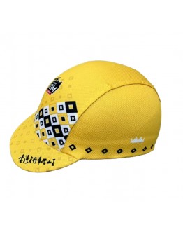  JAW X TAIWAN KOM Cycling Cap -  Champion Yellow