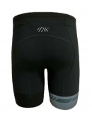 Men's Tri-Shorts Vintage Black with Metallic Grey