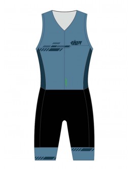 Men's Tri Suit with Vintage Blue