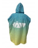 Unisex Toweling Robe JAW Ripple lemon-blue