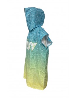 Unisex Toweling Robe JAW Ripple lemon-blue