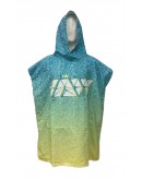 Unisex Toweling Robe JAW Ripple lemon-blue