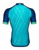 Men's Cycling Jersey DOMAIN Aqua Blue