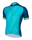 Men's Cycling Jersey DOMAIN Aqua Blue
