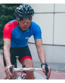 Men's Cycling Jersey VECTOR Blue Red