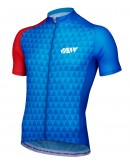 Men's Cycling Jersey VECTOR Blue Red