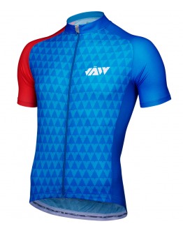 Men's Cycling Jersey VECTOR Blue Red
