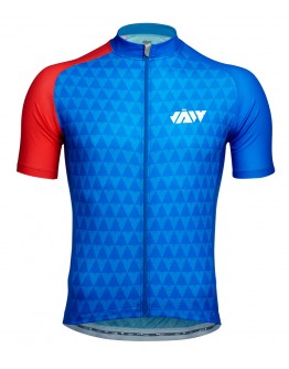 Men's Cycling Jersey VECTOR Blue Red