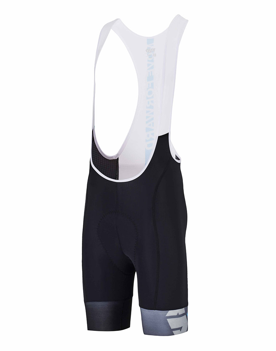 Men's Compression Cycling Bib Shorts for Long Distance JAW MOVE FORWARD